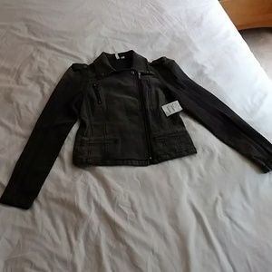 NEW Medium gray denim jacket